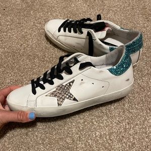 Barely used Golden Goose Superstars. Size 38.